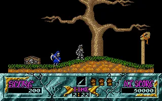 Backdrop artwork for Ghouls 'n Ghosts