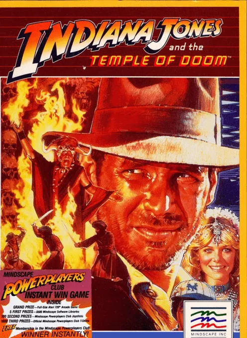 Indiana Jones and the Temple of Doom box art