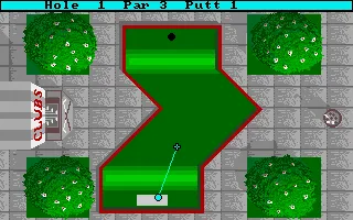 Backdrop artwork for Mini Golf