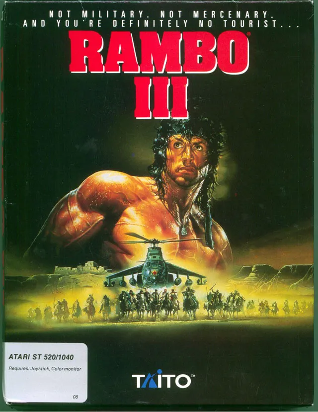 Rambo III box art