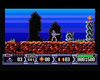Backdrop artwork for Turrican II: The Final Fight