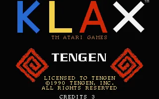 Klax screenshot