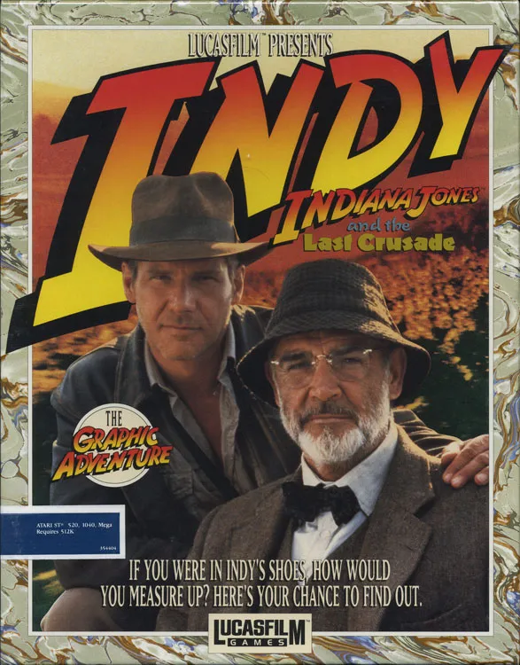 Indiana Jones and the Last Crusade box art