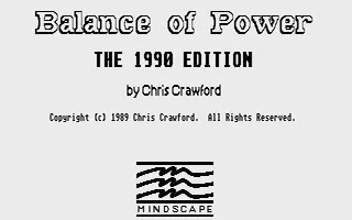 Balance of Power: The 1990 Edition screenshot