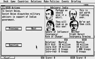Backdrop artwork for Balance of Power: The 1990 Edition