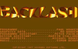 Backlash screenshot