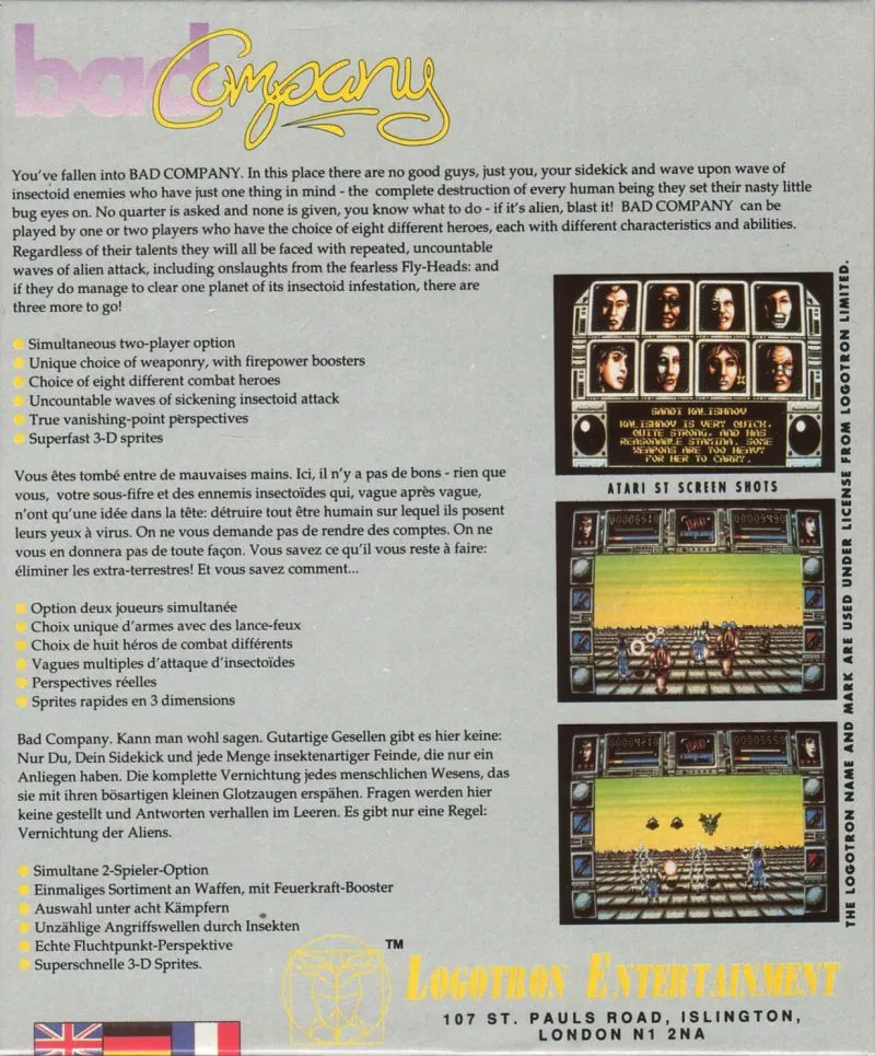 Bad Company box back