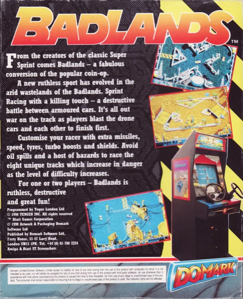 BadLands box back
