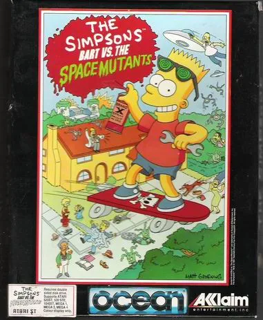 The Simpsons: Bart vs. the Space Mutants box art