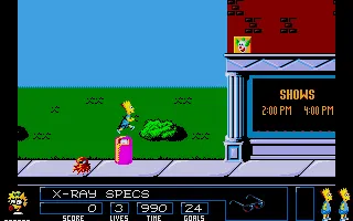 Backdrop artwork for The Simpsons: Bart vs. the Space Mutants