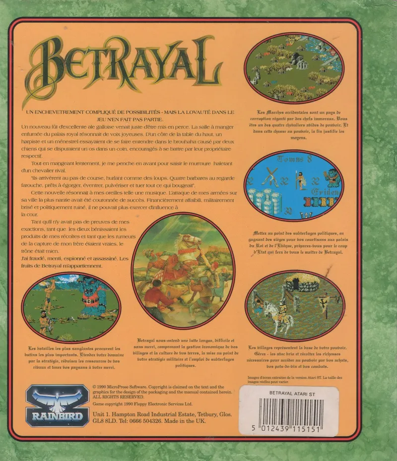 Betrayal box back