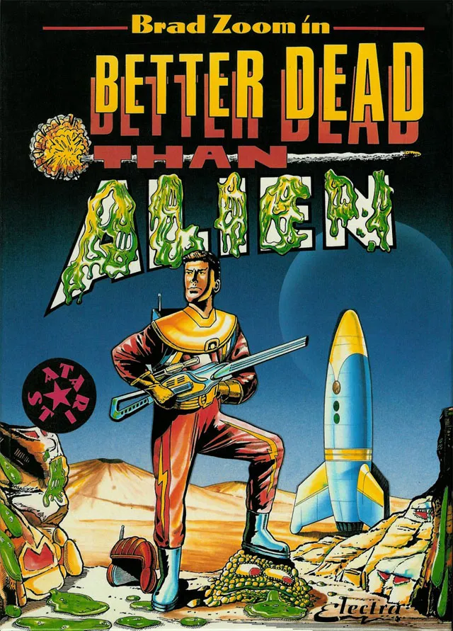 Better Dead Than Alien cover art for Atari ST