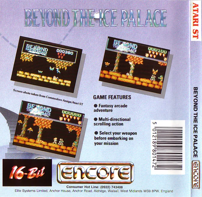 Beyond the Ice Palace box back