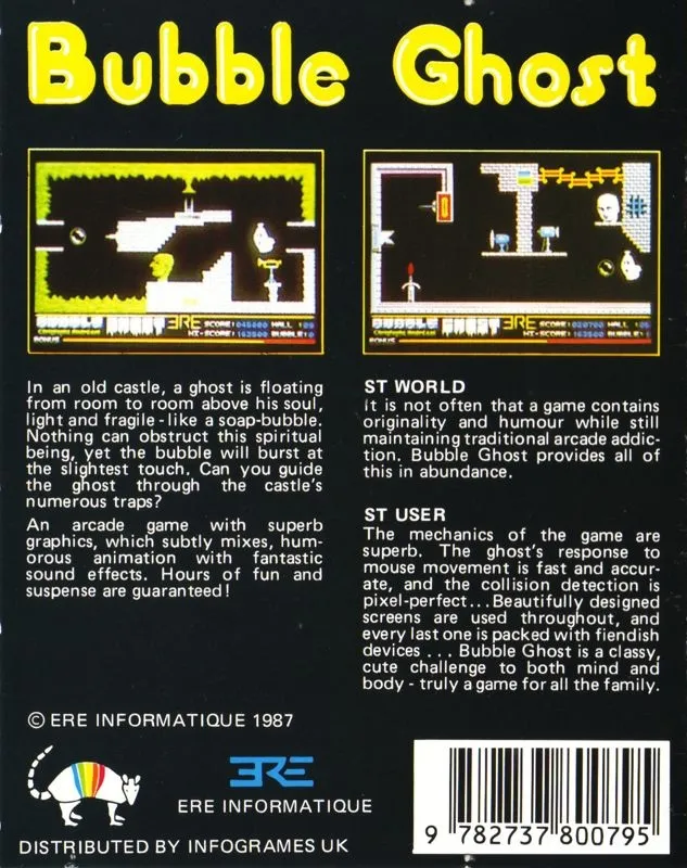Bubble Ghost box back
