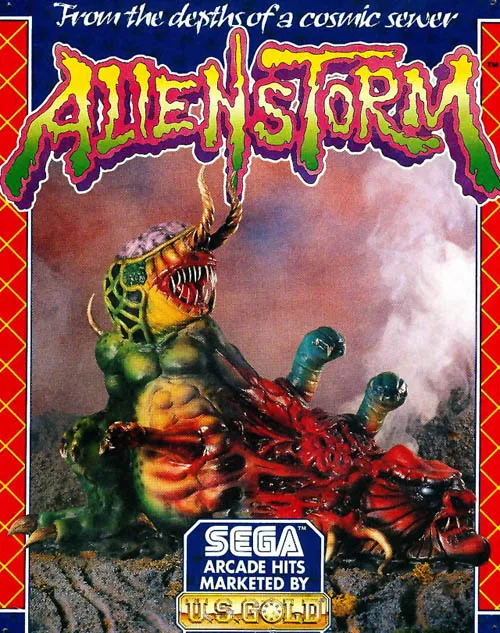 Alien Storm cover art for Atari ST