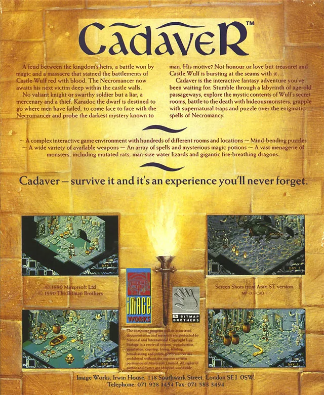 Cadaver box back