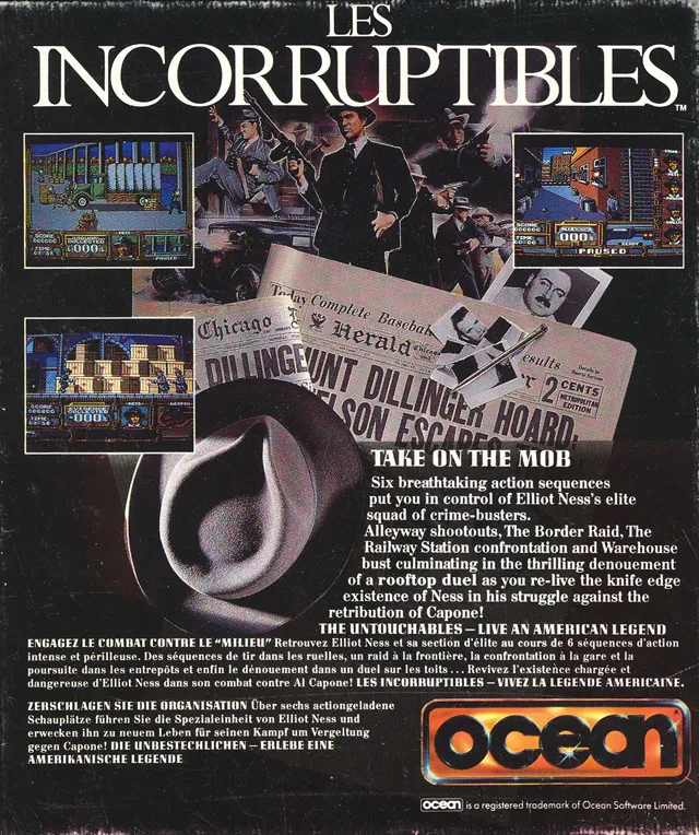 Untouchables, The box back