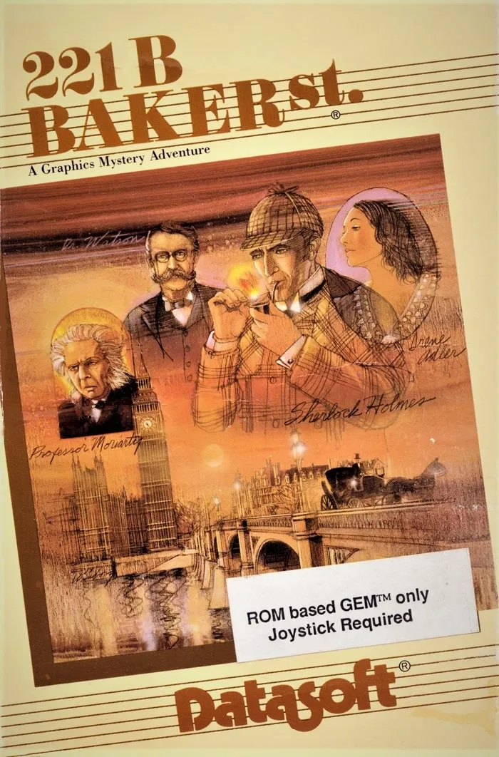 221B Baker Street cover art for Atari ST