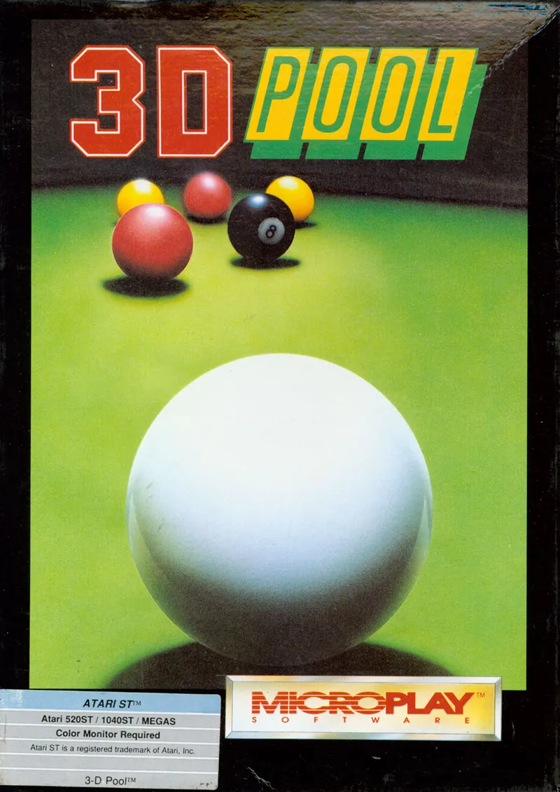 3D Pool box art