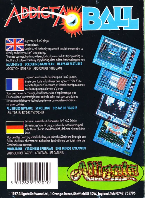 Addicta Ball box back