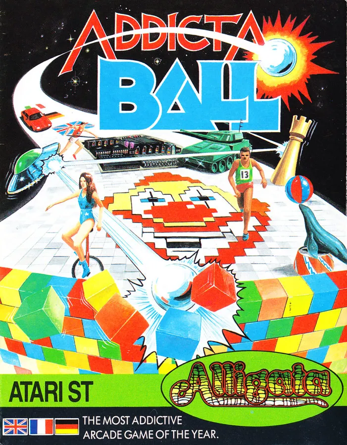 Addicta Ball cover art for Atari ST
