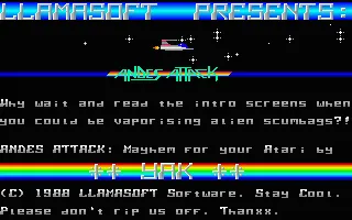 Andes Attack screenshot
