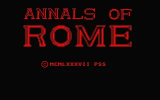 Annals of Rome screenshot