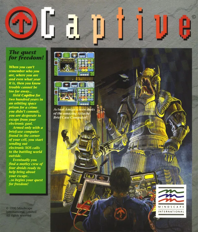 Captive box back