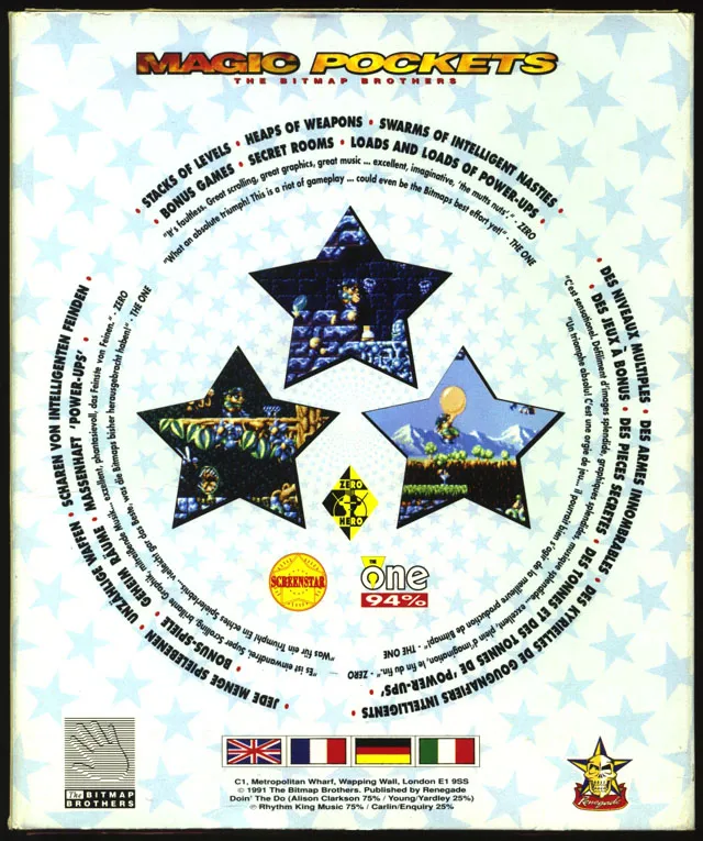 Magic Pockets box back