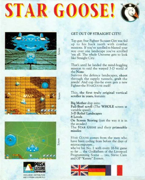 Stargoose box back