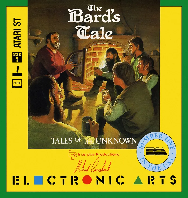 Tales of the Unknown: Volume 1: The Bard's Tale cover art for Atari ST