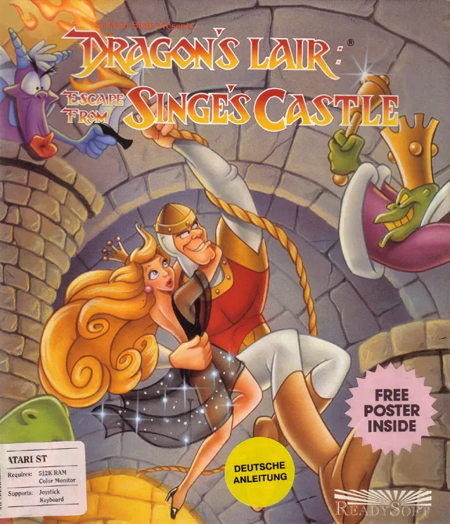 Dragon's Lair: Escape from Singe's Castle box art