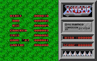Xevious screenshot