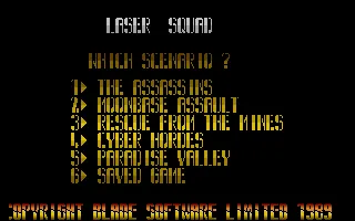 Backdrop artwork for Laser Squad