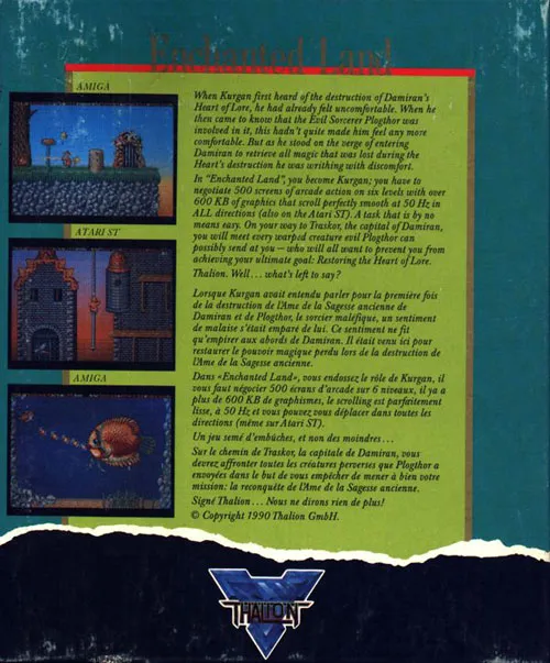 Enchanted Land box back