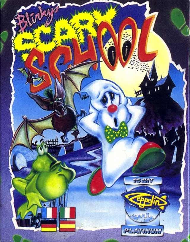 Blinkys Scary School box art