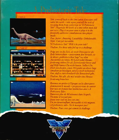 A Prehistoric Tale box back