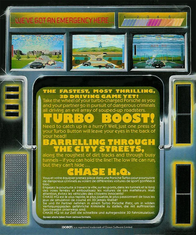 Chase HQ box back