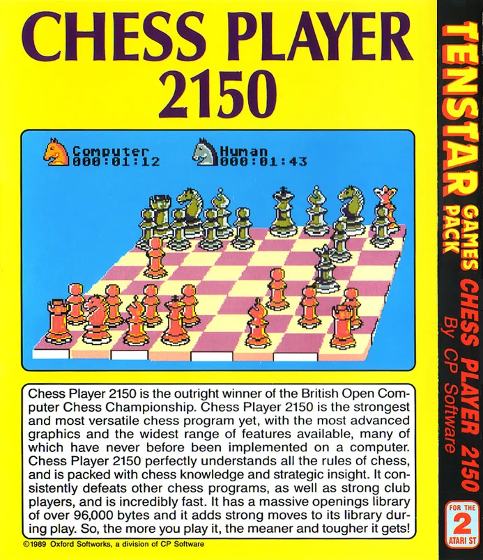 Chess Player 2150 box back