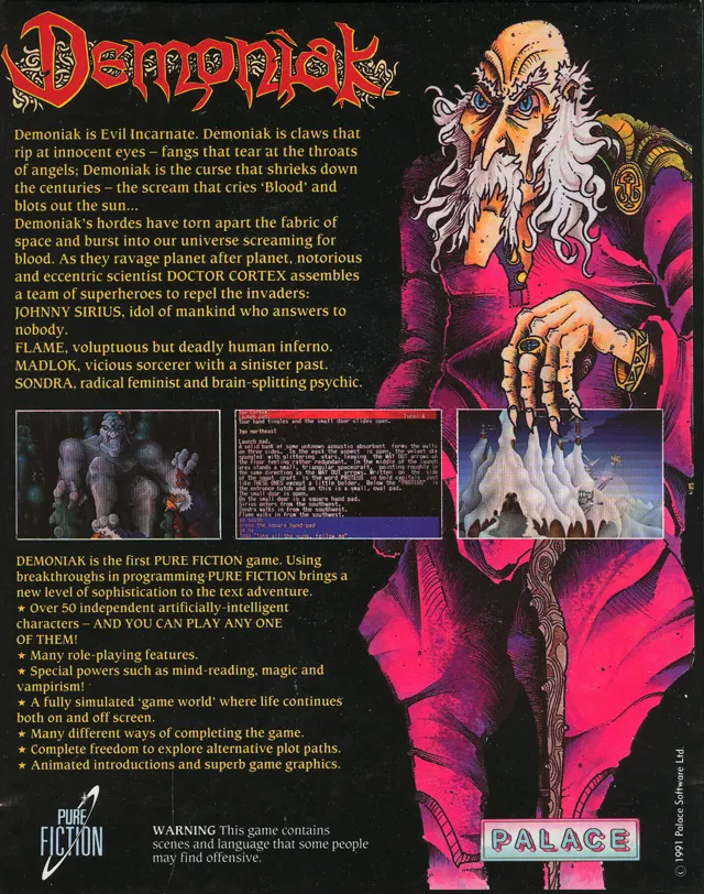 Demoniak box back