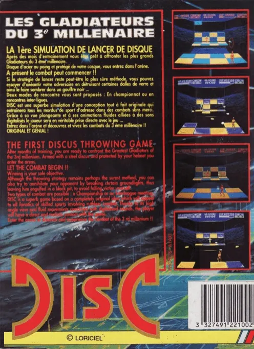 Disc box back