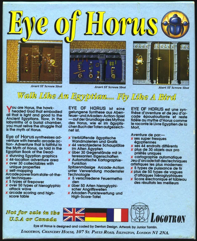 Eye of Horus box back