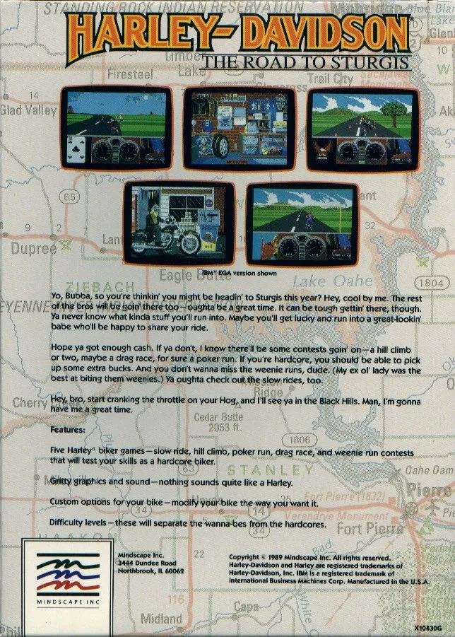 Harley-Davidson: The Road to Sturgis box back