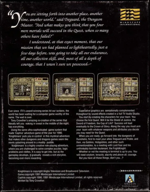Knightmare box back