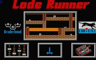Backdrop artwork for Lode Runner