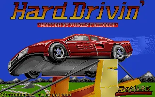 Hard Drivin' screenshot