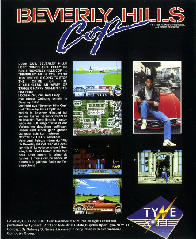 Beverly Hills Cop box back