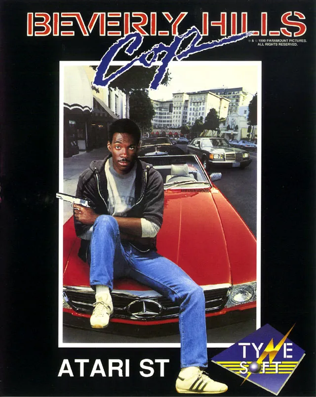 Beverly Hills Cop cover art for Atari ST