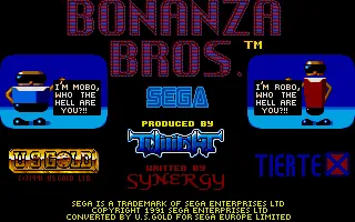 Backdrop artwork for Bonanza Bros.