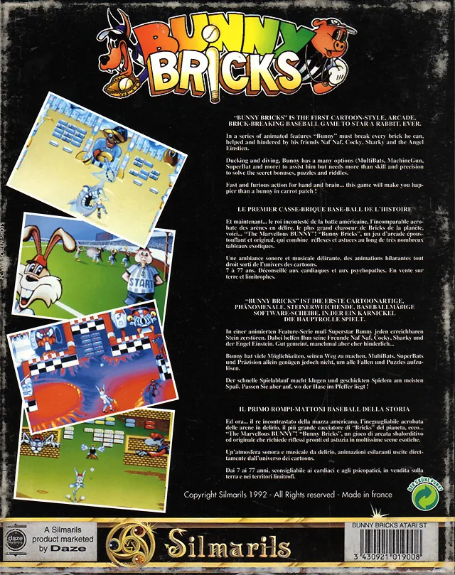 Bunny Bricks box back